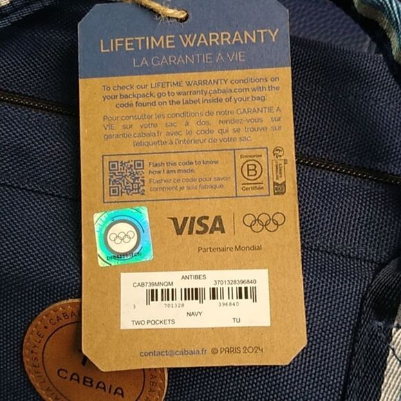 New Cabaia Duffle/Backpack Paris 2024 Olympic Bag Travel Sports Athletic - Picture 11 of 15